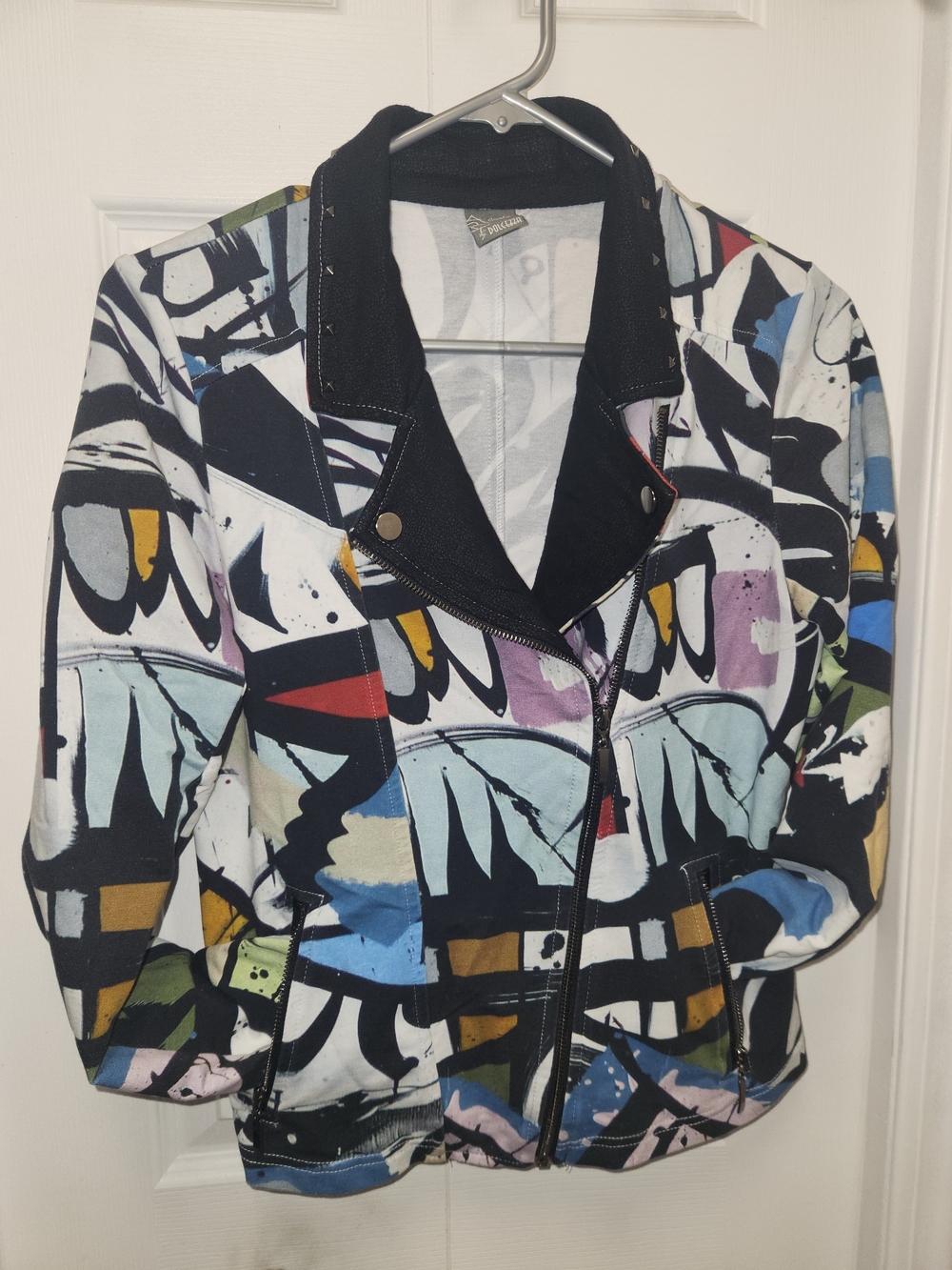 🍉Abstract Bomber Jacket - Picture 3 of 7